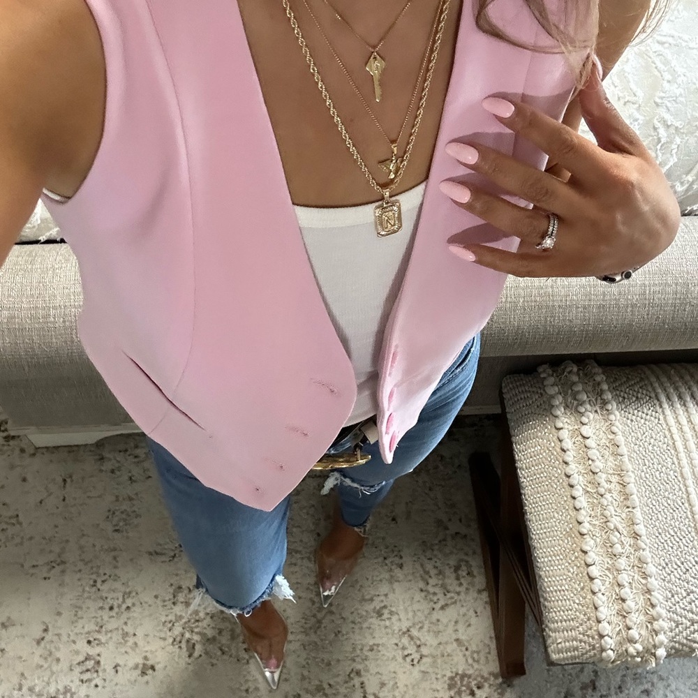 New✨Gorgeous spring button vest - Picture 4 of 9